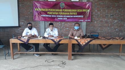 Musyawarah Perencanaan Pembangunan Desa khusus [ Penetapan Perubahan RKPDes 2020 ]