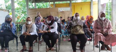 Penyaluran bpnt, 3 bulan dari PT pos di Desa Sengon sebanyak 267 orang