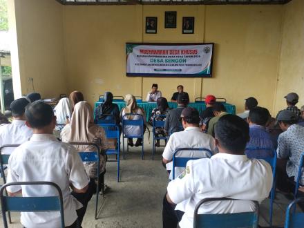MUSDES KHUSUS PERUBAHAN PENGGUNA DANADESA THN 2025 DESA SENGON